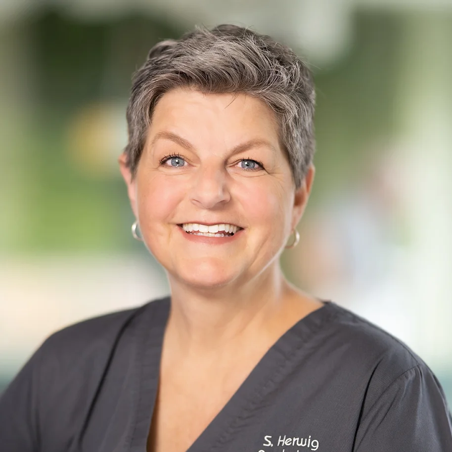 Porträt von Sandra Herwig aus der Prophylaxe